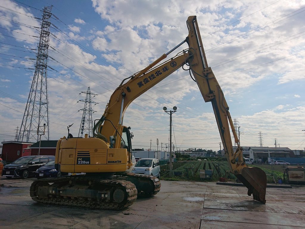 0.8㎥ バックホー　スライドアーム仕様